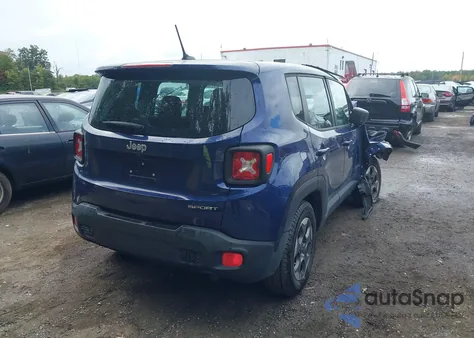 2016 Jeep Renegade Sport from USA, damaged, VIN ZACCJAAT3GPC95611